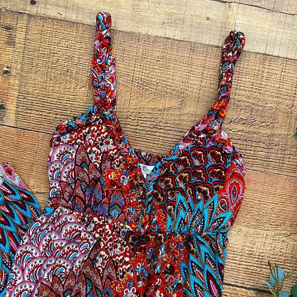 Dresses & Skirts - Vibrant MAXI DRESS - Braided Neckline